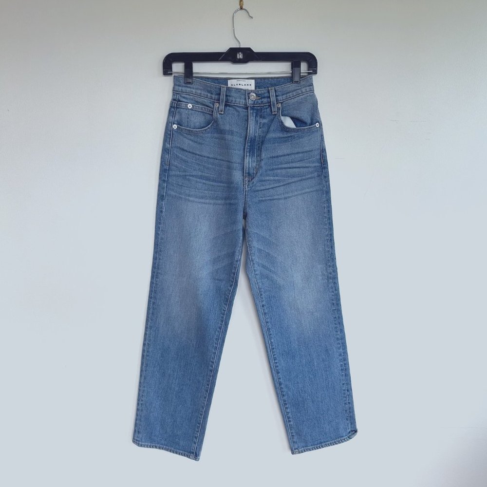 SLVRLAKE London Crop High Rise Jeans (Love Matters Wash / 26)